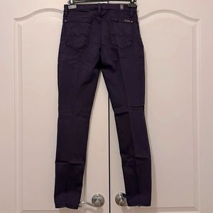 Purple 7 for all mankind jeans - size 28